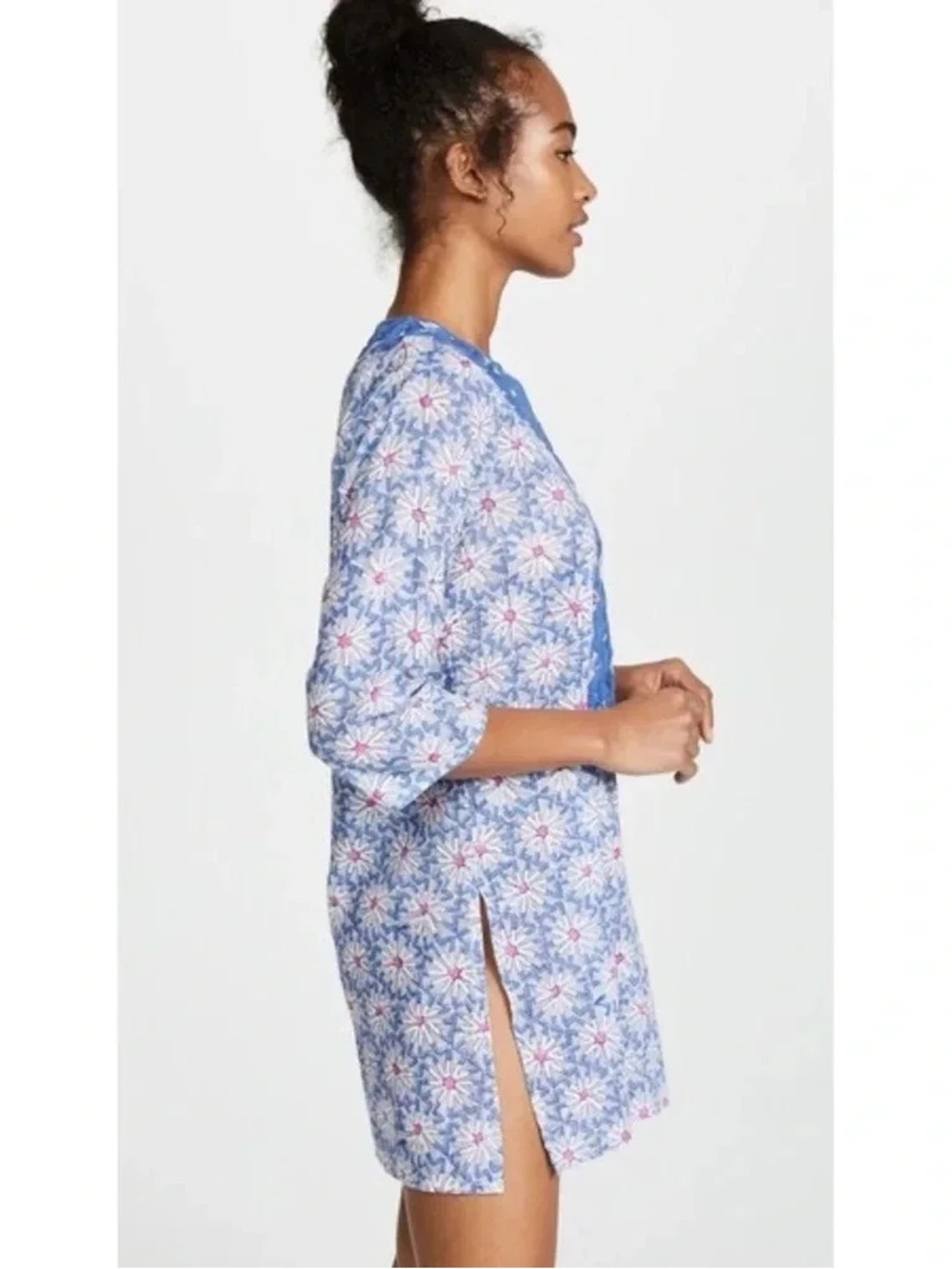 Roller Rabbit light Cotton Inez Tunic Cover-up in Molas Medium - Like New - Picture 2 of 12
